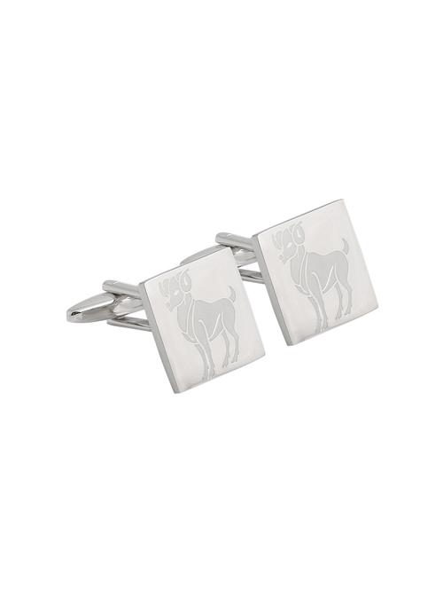 silver metal cufflink - 17629862 - Very Small Image - 1