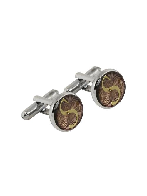 silver metal cufflink - 17629874 - Very Small Image - 1