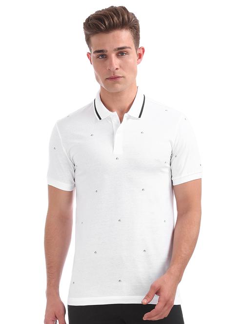 white printed t-shirt - 17632275 - Very Small Image - 1