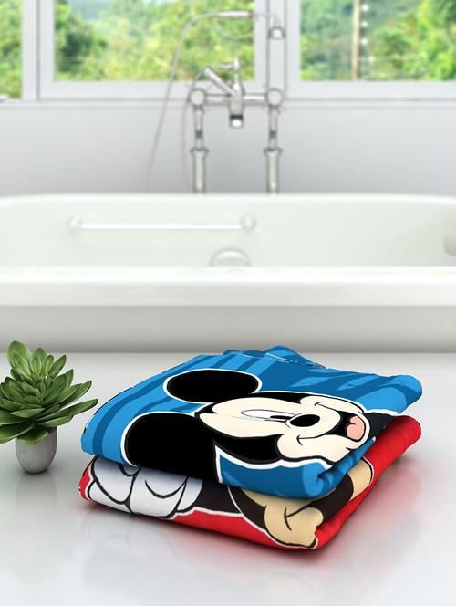 athom trendz disney kids bath towel 60x120 cm pack of 2 - 17632847 - Very Small Image - 1