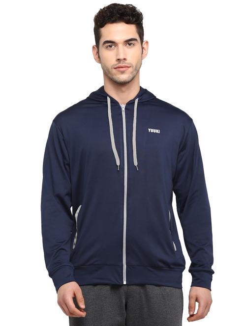 navy blue solid sweatshirt - 17632969 - Very Small Image - 1