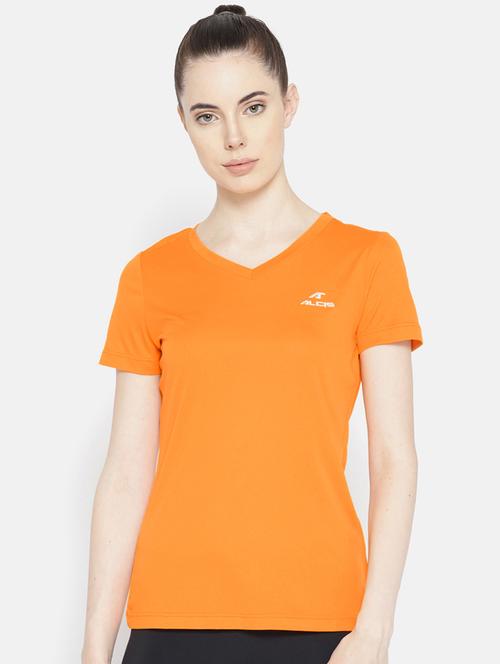 v neck solid tee - 17633072 - Very Small Image - 1