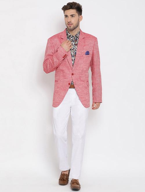 red solid 3 piece suit - 17633372 - Very Small Image - 1