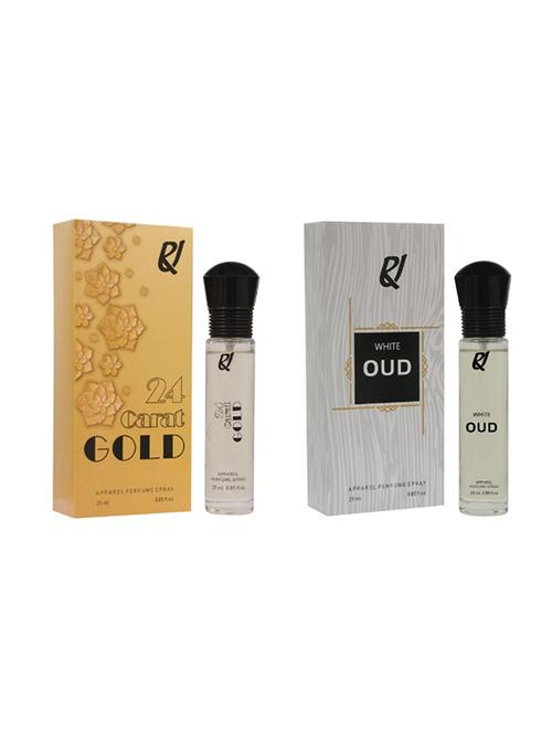 ru 24 carat gold 25ml and white oud 25ml - 17636946 - Very Small Image - 1
