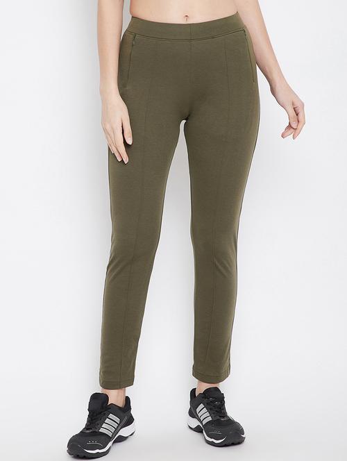 high rise solid track pant - 17638310 - Very Small Image - 1