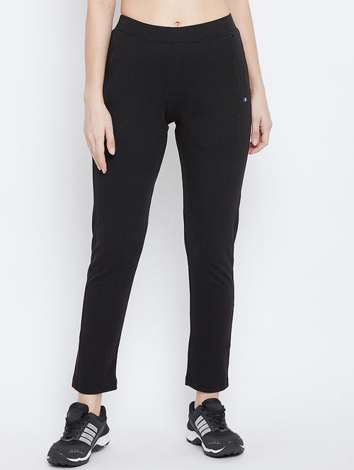 high rise solid track pant - 17638313 - Very Small Image - 1