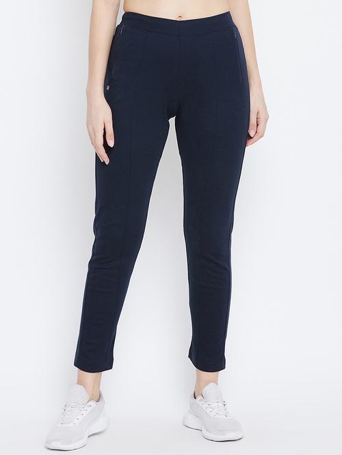 high rise solid track pant - 17638315 - Very Small Image - 1