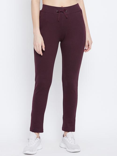 high rise solid track pant - 17638320 - Very Small Image - 1