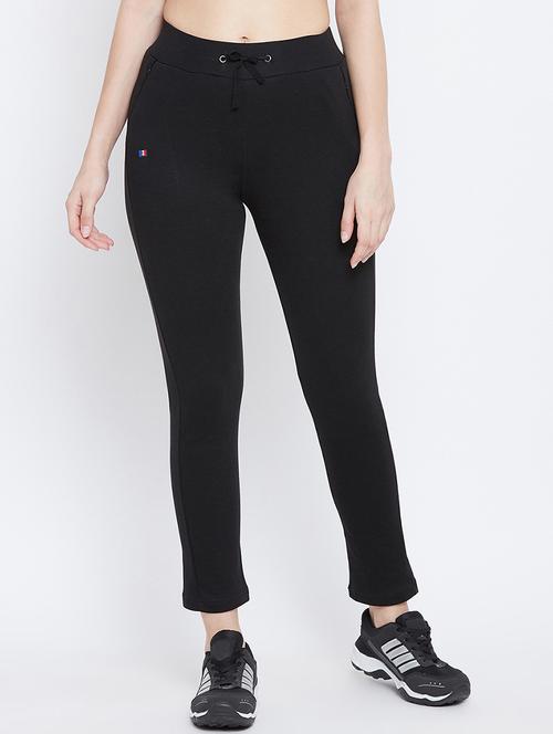 high rise solid track pant - 17638322 - Very Small Image - 1