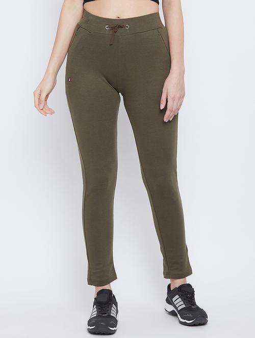high rise solid track pant - 17638326 - Very Small Image - 1