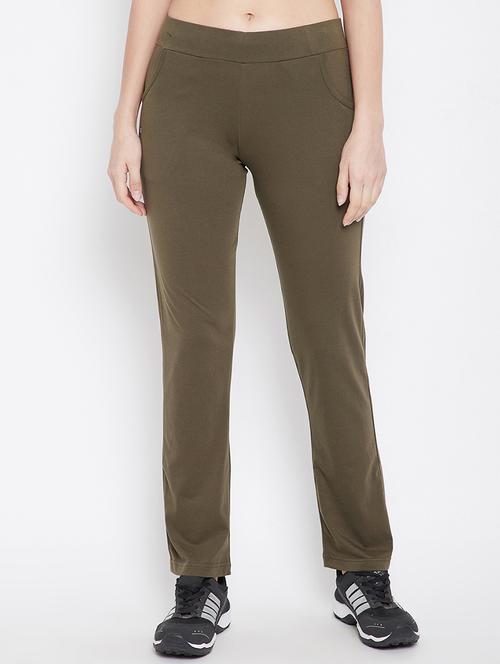 high rise solid track pant - 17638327 - Very Small Image - 1