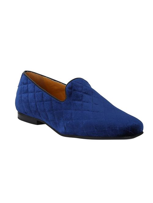 navy leather slip on shoes - 17642459 - Very Small Image - 1