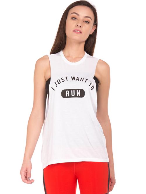 round neck printed tank top - 17645461 - Very Small Image - 1