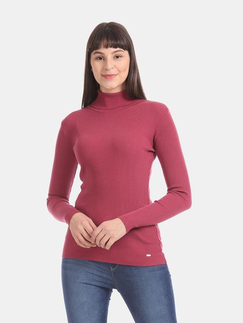turtle neck solid top - 17645468 - Very Small Image - 1