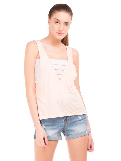 cut out detail tank top - 17645515 - Very Small Image - 1