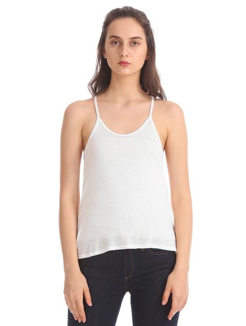 lace detail tank top - 17645533 - Very Small Image - 1