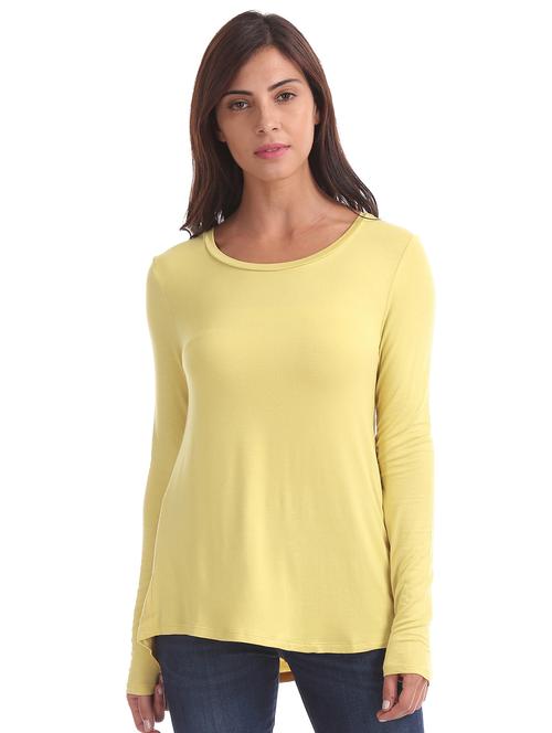 round neck solid tee - 17645850 - Very Small Image - 1