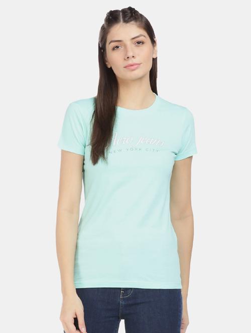 round neck printed tee - 17645919 - Very Small Image - 1