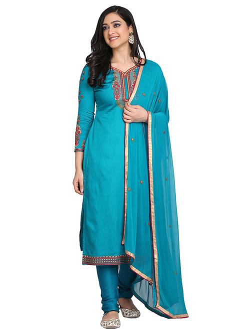 embroidered unstitched suit - 17646021 - Very Small Image - 1