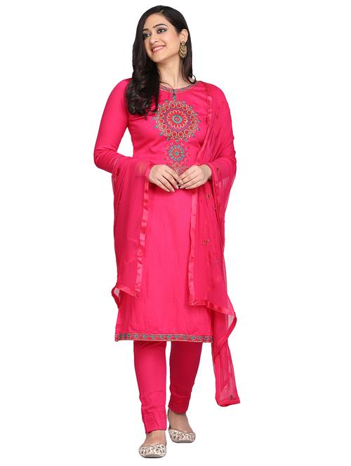embroidered unstitched suit - 17646032 - Very Small Image - 1