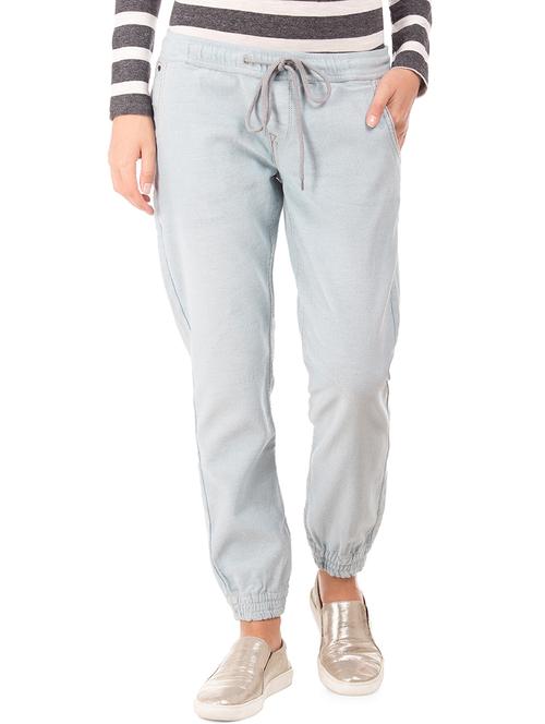 drawstring waist jogger jean - 17646266 - Very Small Image - 1