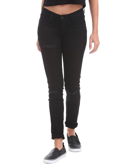 skinny fit distressed jeans - 17646368 - Very Small Image - 1