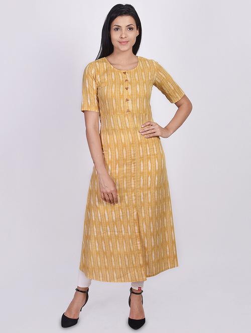 ikat a-line kurta - 17649525 - Very Small Image - 1