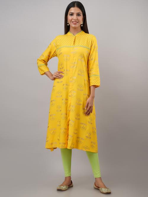 women's straight kurta - 17649592 - Very Small Image - 1