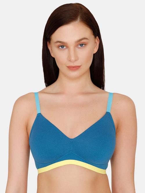 contrast bind t-shirt bra - 17649936 - Very Small Image - 1