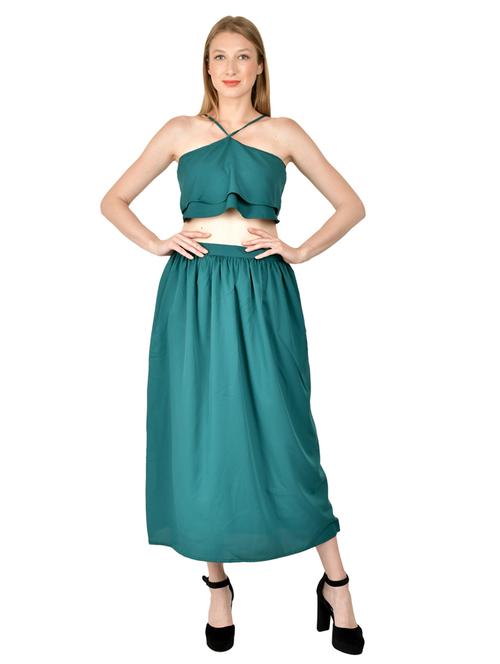 halter neck top with skirt set - 17650084 - Very Small Image - 1