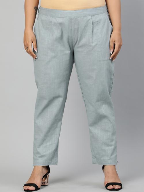 high rise pleated trousers - 17650183 - Very Small Image - 1