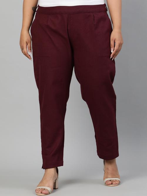 high rise pleated trousers - 17650184 - Very Small Image - 1