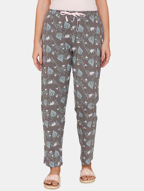 drawstring waist printed pajama - 17652012 - Very Small Image - 1