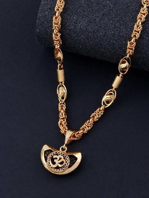 gold metal pendant - 17652039 - Very Small Image - 1