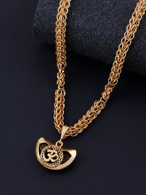 gold metal pendant - 17652042 - Very Small Image - 1