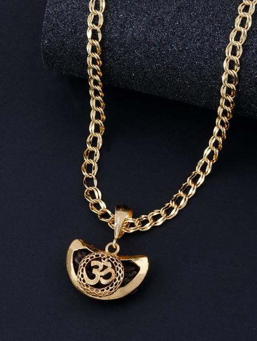 gold metal pendant - 17652052 - Very Small Image - 1
