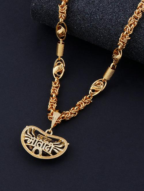 gold metal pendant - 17652069 - Very Small Image - 1