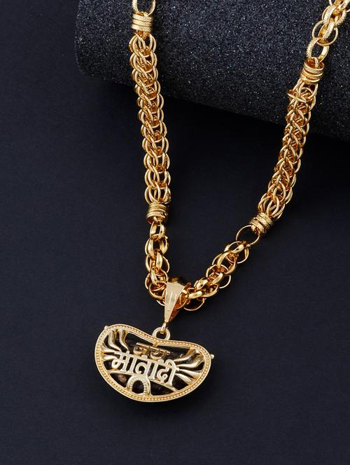 gold metal pendant - 17652076 - Very Small Image - 1