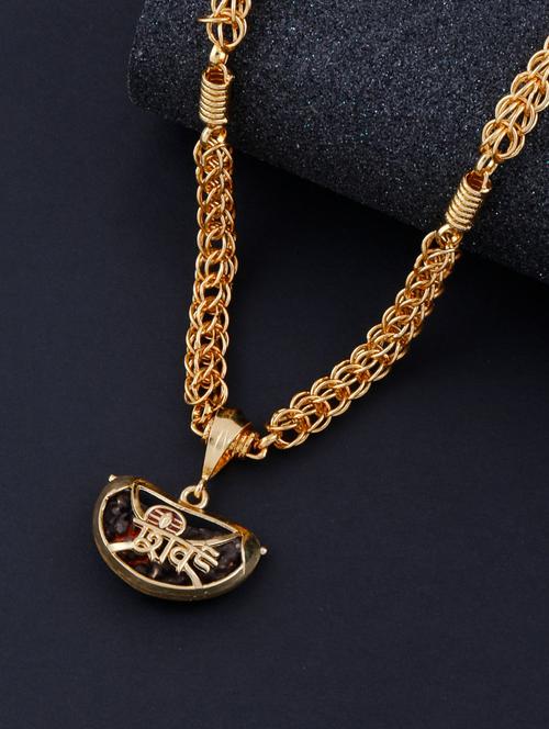gold metal pendant - 17652083 - Very Small Image - 1