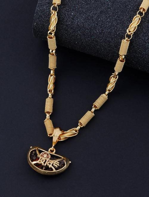 gold metal pendant - 17652086 - Very Small Image - 1