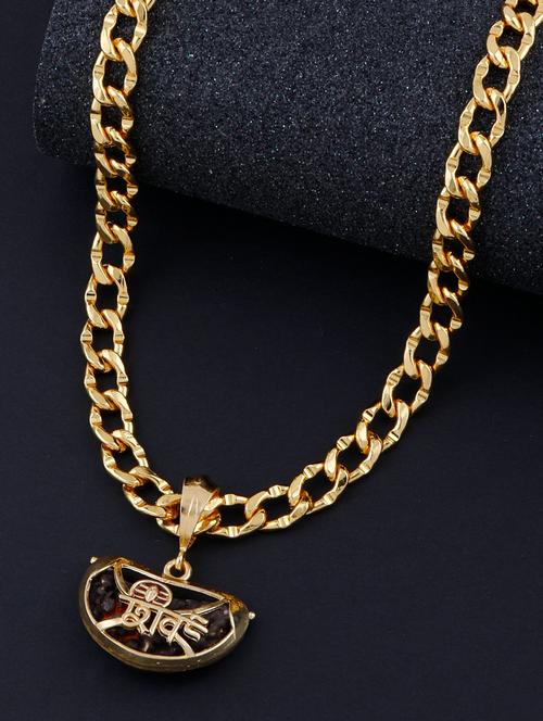 gold metal pendant - 17652095 - Very Small Image - 1