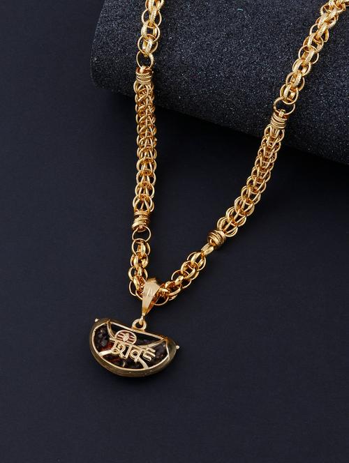 gold metal pendant - 17652096 - Very Small Image - 1