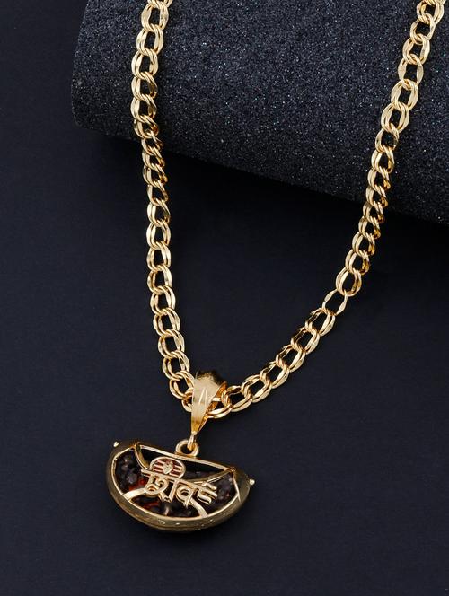 gold metal pendant - 17652102 - Very Small Image - 1