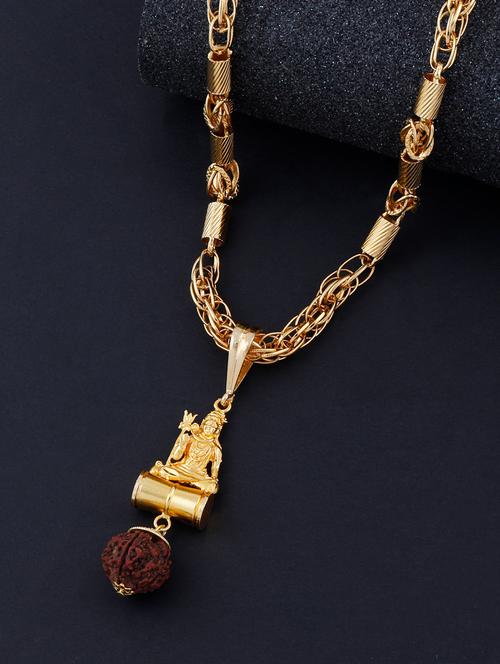 gold metal pendant - 17652108 - Very Small Image - 1