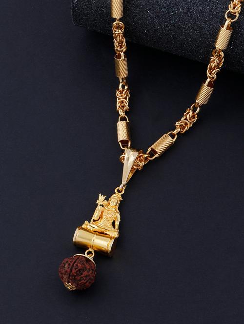 gold metal pendant - 17652113 - Very Small Image - 1