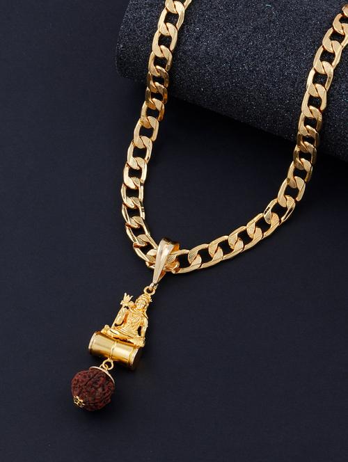 gold metal pendant - 17652118 - Very Small Image - 1