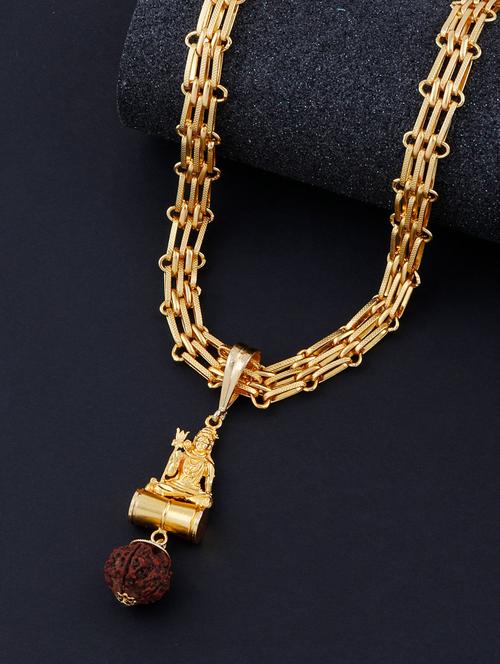gold metal pendant - 17652120 - Very Small Image - 1