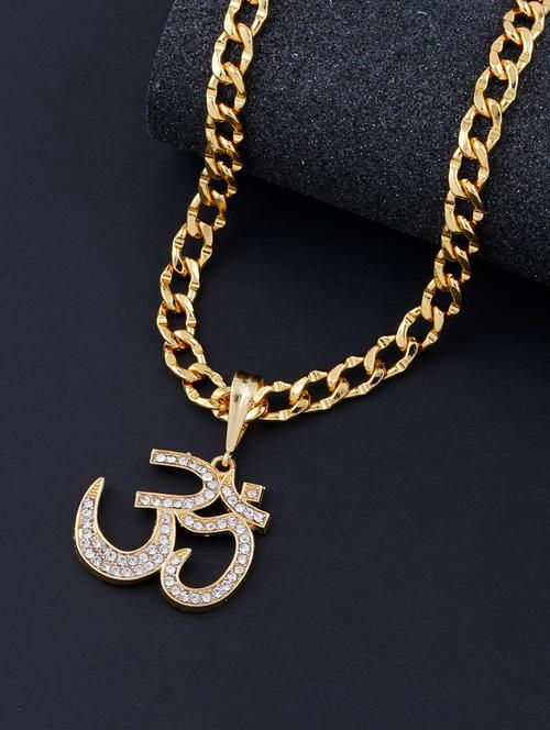 gold metal pendant - 17652135 - Very Small Image - 1