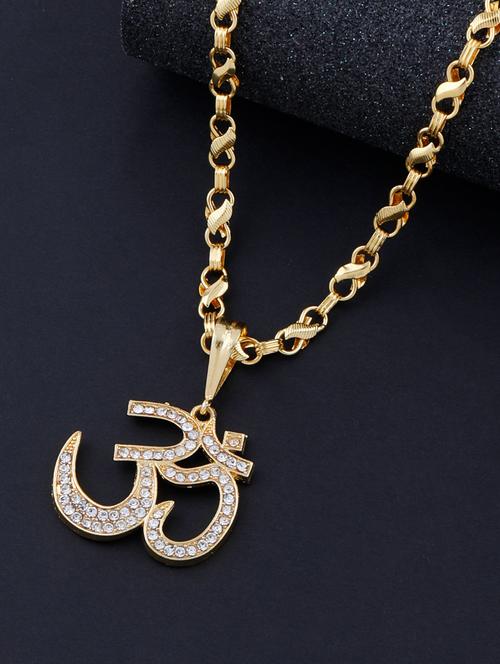 gold metal pendant - 17652141 - Very Small Image - 1
