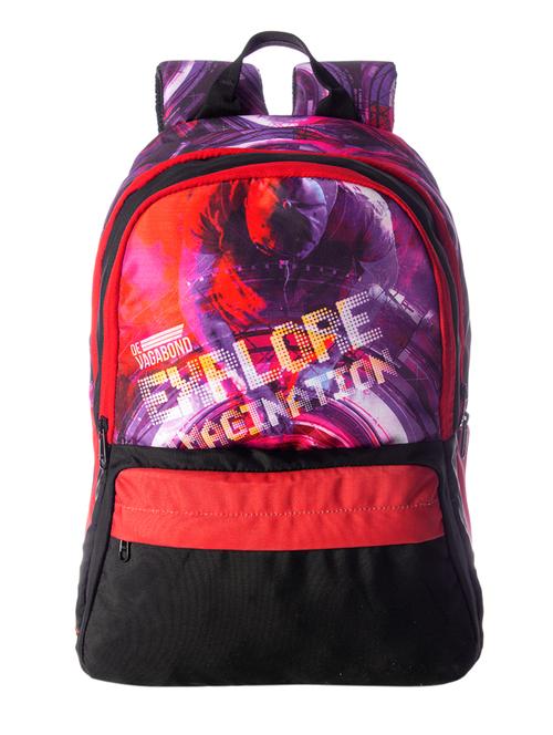 red polyester backpack - 17652263 - Very Small Image - 1